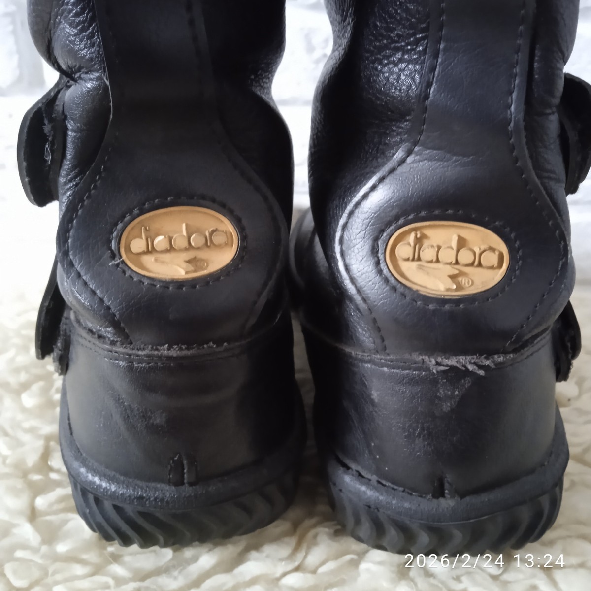 80s VINTAGE DIADORA BIKER BOOTS ブーツ 古着 【公式通販】
