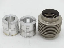 (Set of 2) Mayr Accordion Shafts Coupling w/ 1.25" Inserts