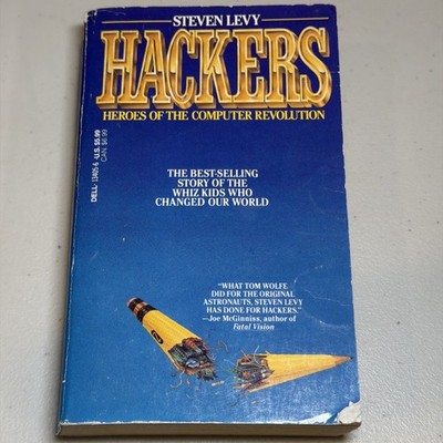 Hackers - Steven Levy - 6th Dell Printing - Mass Market Paperback