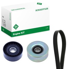 INA KEILRIPPENRIEMENSATZ passend für CITROËN BERLINGO C3 C4 C5 DS3 DS4 DS5 MINI 