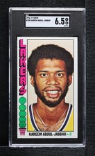 1976-77 Topps Kareem Abdul-Jabbar #100 SGC 6.5 HOF 16yo