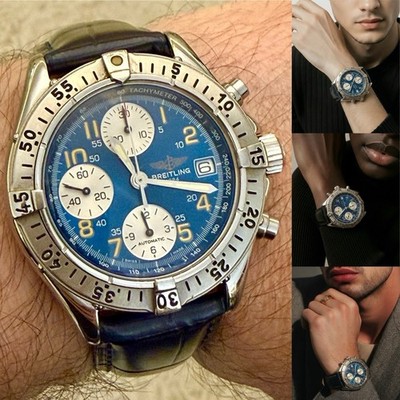    BREITLING Chronomat A13035.1 Blue Dial Chronograph Auto 40mm   