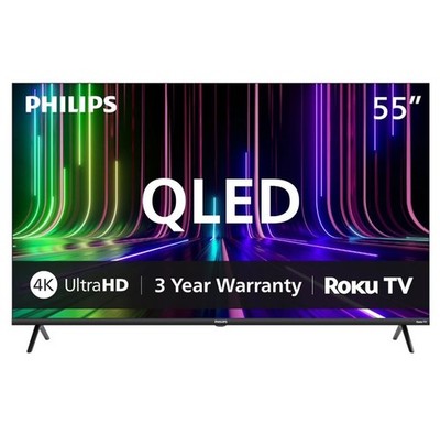 Philips 55'' Class 7975 Series 4K QLED Ultra HD Roku Smart TV 55PUL7975/F7