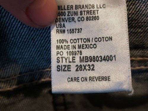 Cinch Jeans Men's 28x31 Silver Label Straight Leg Slim Fit Medium Wash Mid Rise - Picture 4 of 9