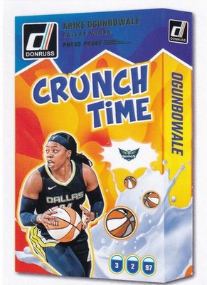 2025 WNBA Donruss Arike Ogunbowale Crunch Time Press Proof #1 Wings  PWE