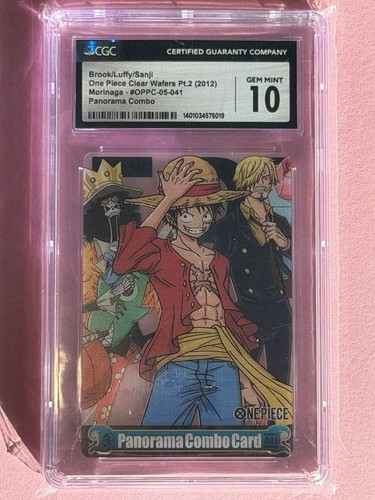 Morinaga One Piece Clear Wafers Pt.2 2012 CGC 10 Panorama Combo #OPPC-05-041