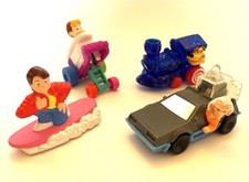 McDonalds 1991 Back To The Future Happy Meal Doc DeLorean Marty Complete Set 4