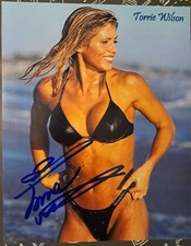 Torrie Wilson Autographed 8x10 Photo WWE WWF Diva