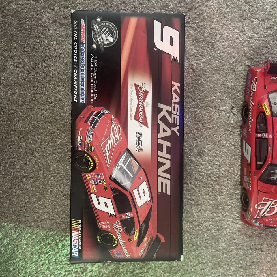Dodge Charger 2008 Kasey Kahne #9 Budweiser 1:24 ARC Platinum firmado Foto 4 de 4