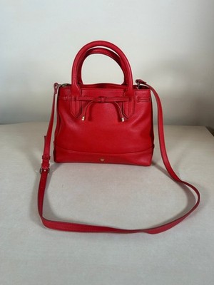 Laura Ashley BG285 S18 Rot Kunstleder Schultertasche Medium Gold Hardware