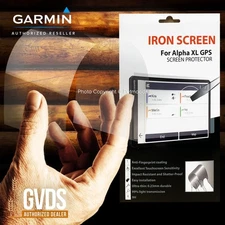 Garmin Alpha XL GPS Iron Screen Protector GVDS Flexible Screen Shatter Proof