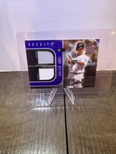 2002 Donruss Todd Helton Dress For Success Dual Game Worn Jersey 013/250 DS-12