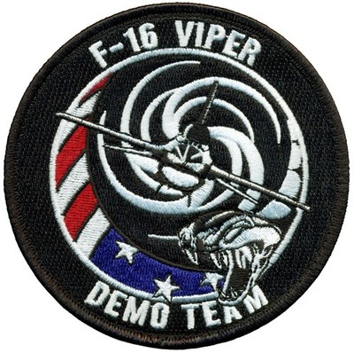 USAF 20thFIGHTER WING   F-16  DEMONSTRATION TEAM   PATCH