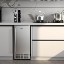 Under Counter Nugget Ice Maker w/Self-Cleaning 80 lbs/Day 24H Timer LCD Control