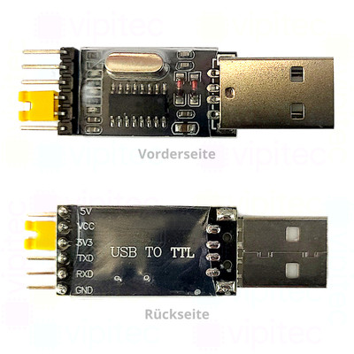 USB zu TTL Adapter |   5V   3,3V CH340 UART Konverter Modul für Arduino