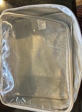 Vintage TY Official Club Beanie Babies Bag Plush Protector Silver And Clear