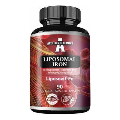 APOLLO'S HEGEMONY Liposomales Eisen 90 Kaps   Hohe Bioverfügbarkeit