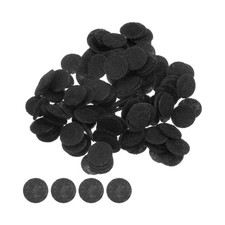 300pcs Round Felt Circles 10mm 3/8" Craft Felt Pads Non-Woven Fabric Pad Black
