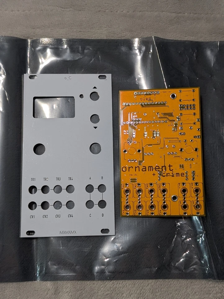 o_C Ornament & Crime DIY Eurorack PCB / Panels + Teensy 3.2 und OLED