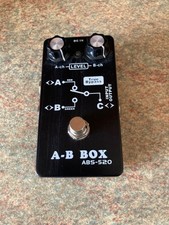 Belcat A-B Box ABS 520 Guitar / Bass Amp Switch Box Dual Volume Knobs
