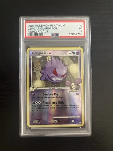 2009 Pokémon Platinum Rising Rivals Gengar Reverse Holo PSA 7