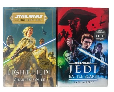 Star Wars HC Lot Light of the Jedi & Jedi Battle Scars High Republic