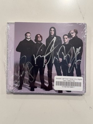 Motionless In White Signed Art Card Decades Light Cover Varient Autographed #7