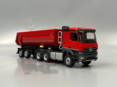 Conrad - SCHWARZMÜLLER Rundmuldenauflieger auf Mercedes-Benz Arocs  Toy Fair 202