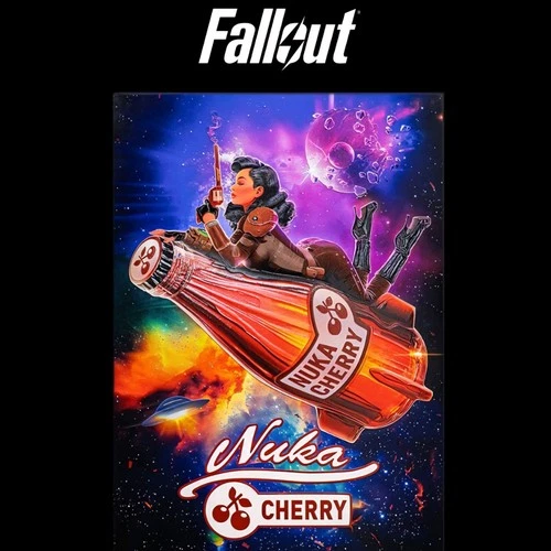 Nuka Cherry Girl Limited Edition Displate | Fallout | Nuka Cola Cherry
