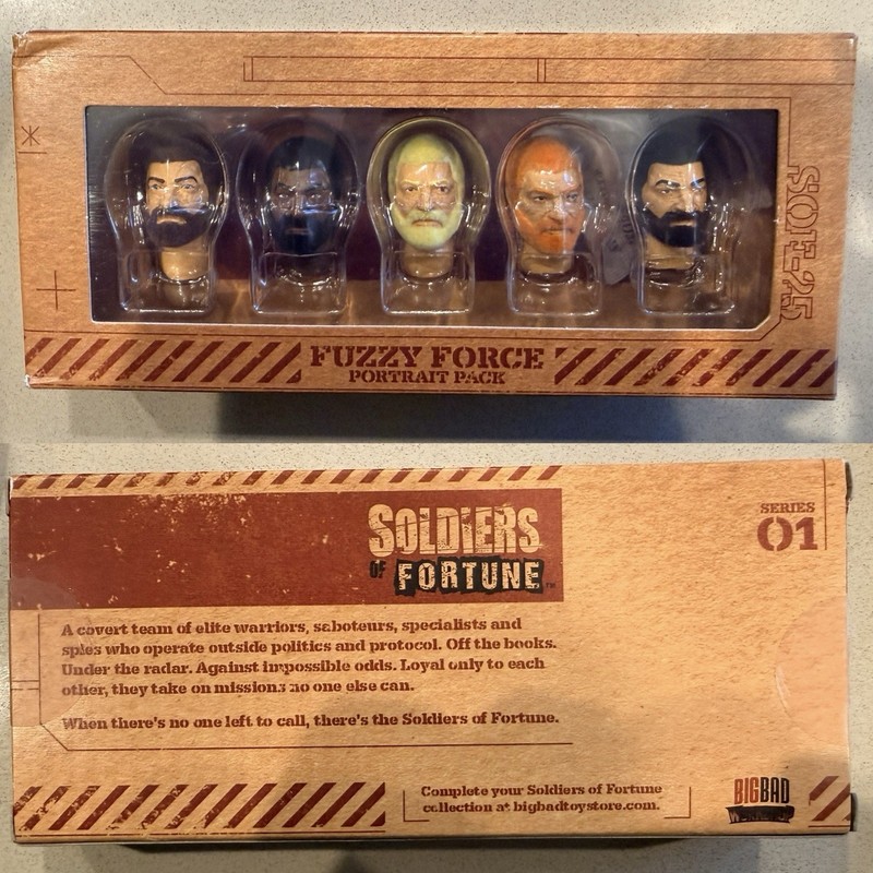 FUZZY FORCE Portrait Pack Soldiers Of Fortune Operation Monster Force New Sealed