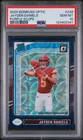 Jayden Daniels Rookie Purple Scope SSP PSA 10 GEM MINT 2024 Donruss Optic #248