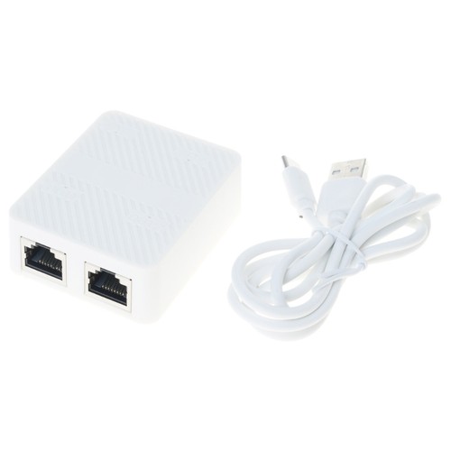 2 Port Desktop Gigabit Switch 10/100 / 1000Mbps Ethernet Switch Adapter - Picture 3 of 19