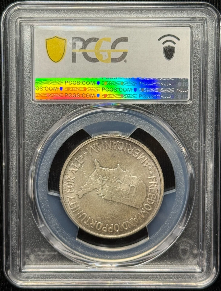 1951 Washington-Carver US Commem. Half Dollar 50C PCGS MS 65 Silver Coin - 376 - Image 2 of 2