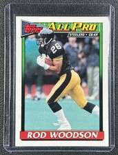 ROD WOODSON 1991 TOPPS FOOTBALL #297 STEELERS