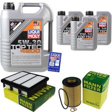 INSPEKTIONSKIT FILTER LIQUI MOLY ÖL 8L 5W-30 für KIA Cee'D SW ED 2.0 CRDi 140