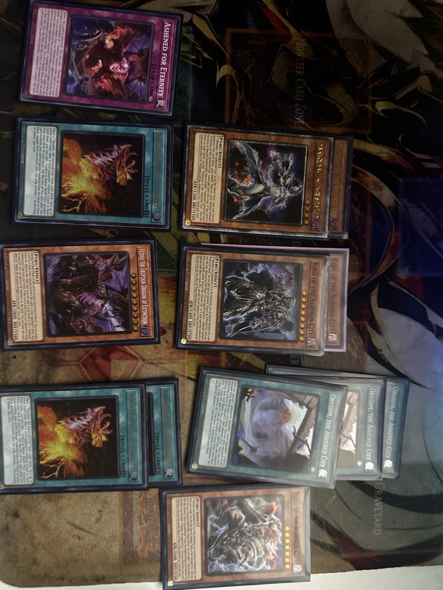 Yu-Gi-Oh! Ashened 13 Card Deck Core Lede, 1st QCR/Super/Common, NM  Condition | eBay