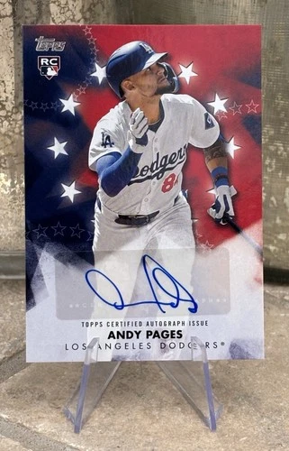 Andy Pages 2024 Topps Andy Pages Auto