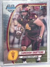 2024 Bowman University Chrome Cameron Skattebo #37 1st Bowman RC Arizona State