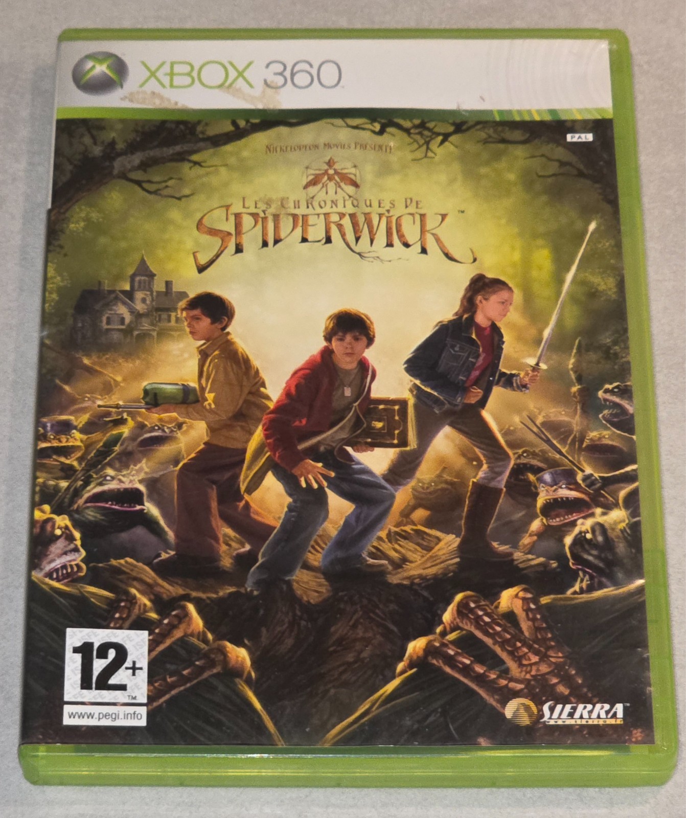 LES CHRONIQUES DE SPIDERWICK MICROSOFT XBOX 360 EX
