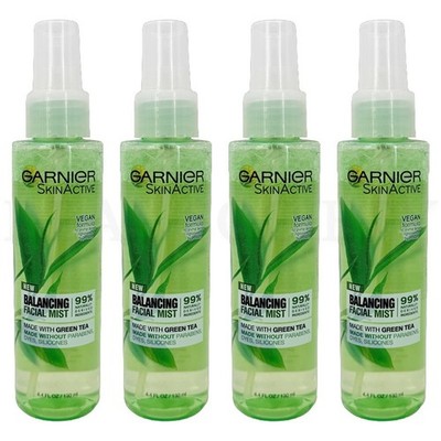 Garnier Skinactive Balancing Facial Mist With Green Tea 4.4oz Lot of 4