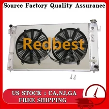 CC1552 3Row Radiator+Shroud+Fan For 1994-02 Dodge Ram1500 2500 3500 Pickup 5.9L