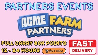 Monopoly _Go Event Acme Farm Partners  Full Carry 80k Points  1 SLOT 24H 9485