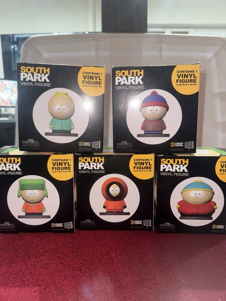 *ENVÍO GRATUITO* 5 SOUTH PARK Juego de 5 CultureFly Butters Cartman Kenny Kyle Stan Foto 2 de 4