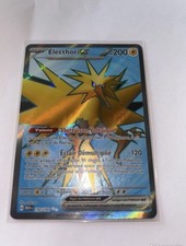 Carte Pokémon Électhor ex 192/165 Ev3.5 Mew 151 FR Neuf