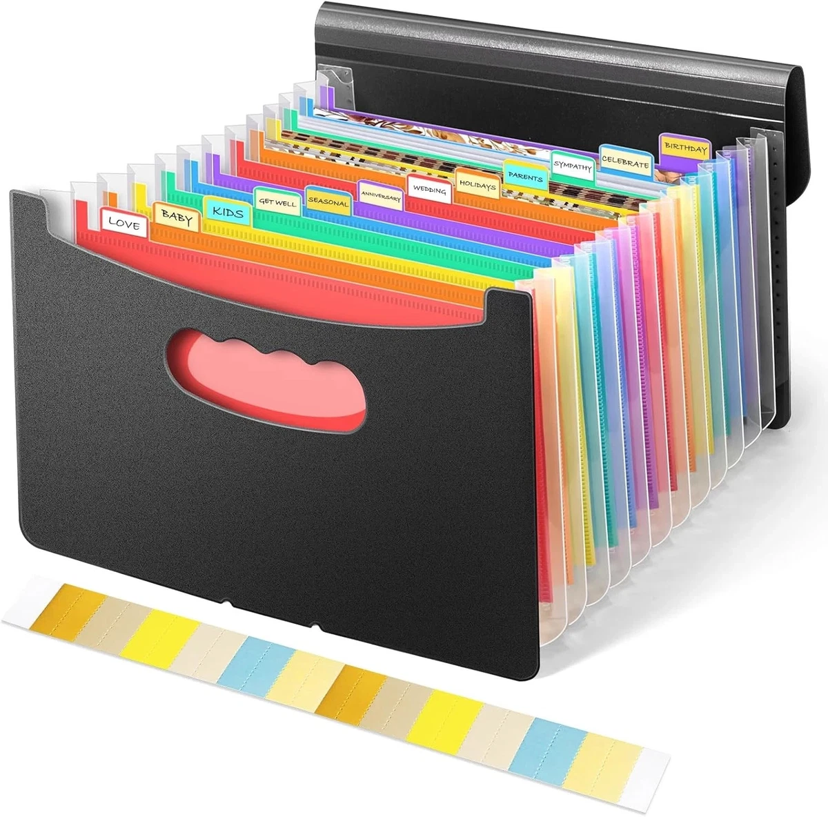 greeting card storage binder Amazon.com: greeting card organizer binder and birthday card holder  book,christmas card photo album,binder for greeting cards with  sleeves,Suitable for 5x7in, 4x6in, 3x5in cards holds 120 cards (black) :  Home & Kitchen main image 1