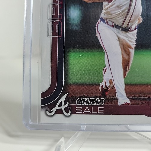 2025 Topps Baseball #316 Chris Sale Atlanta Braves Pitcher Base MLB - Picture 5 of 10