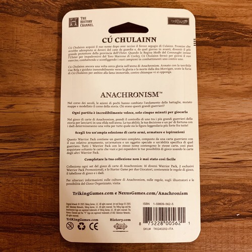 Anachronism Set 4 Cu Chulainn Booster Pack Tri King Games Italienisch - Bild 2 von 2