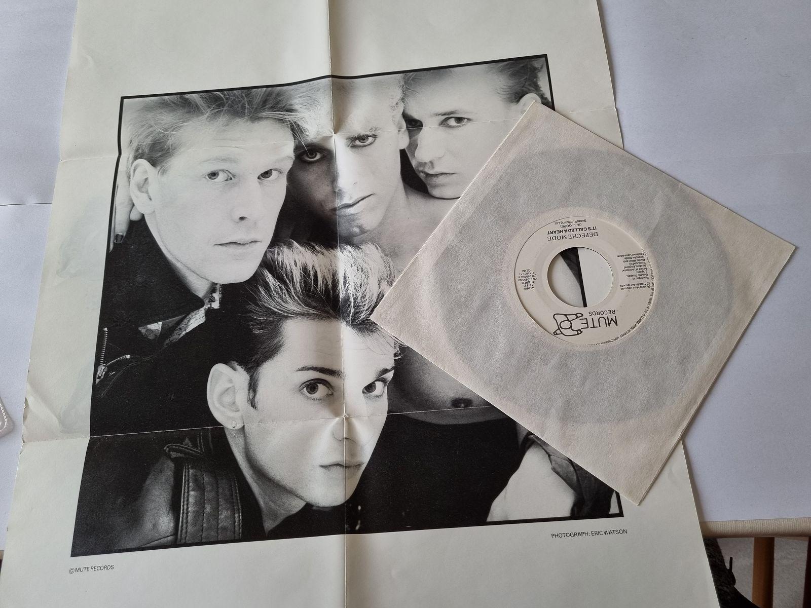 7"" Single Depeche Mode - It's called a heart Vinyl Germany POSTER COVER