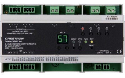 Crestron DIN-4DIMFLV4 Lichtmodul