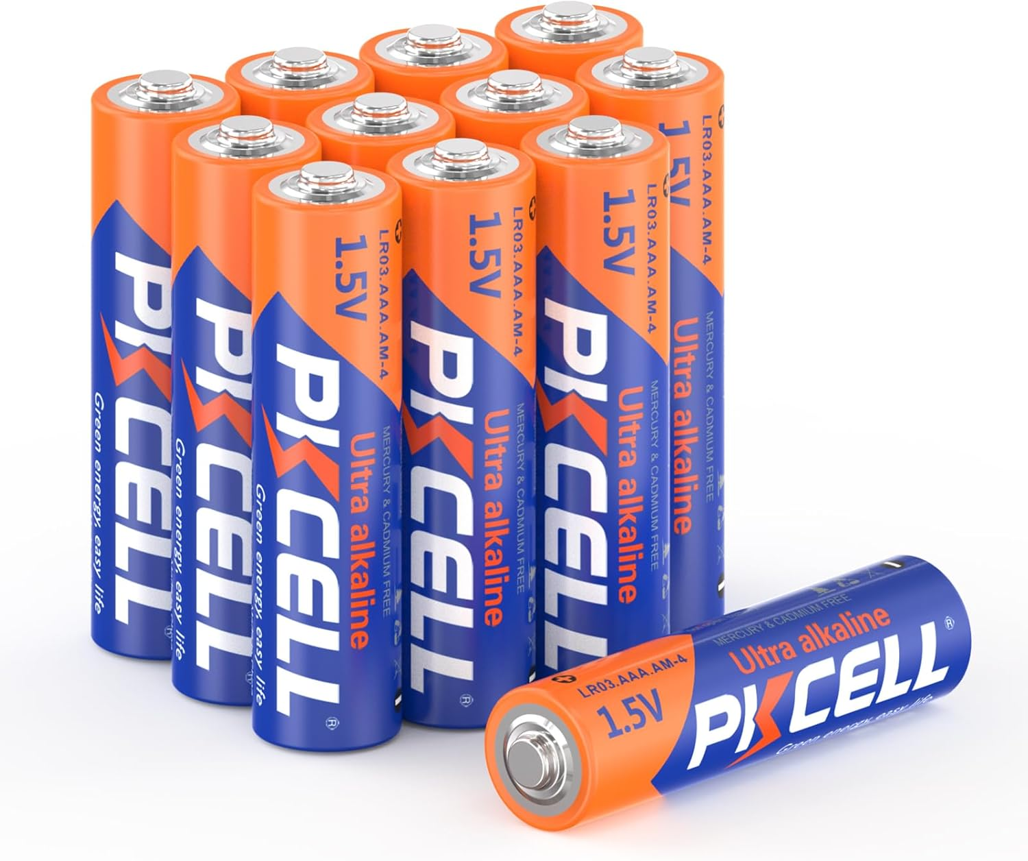 12Pcs AAA Batteries R03 MN2400 AM-4 E92 24A 24AC 1.5V Alkaline for Xmas Lights-image